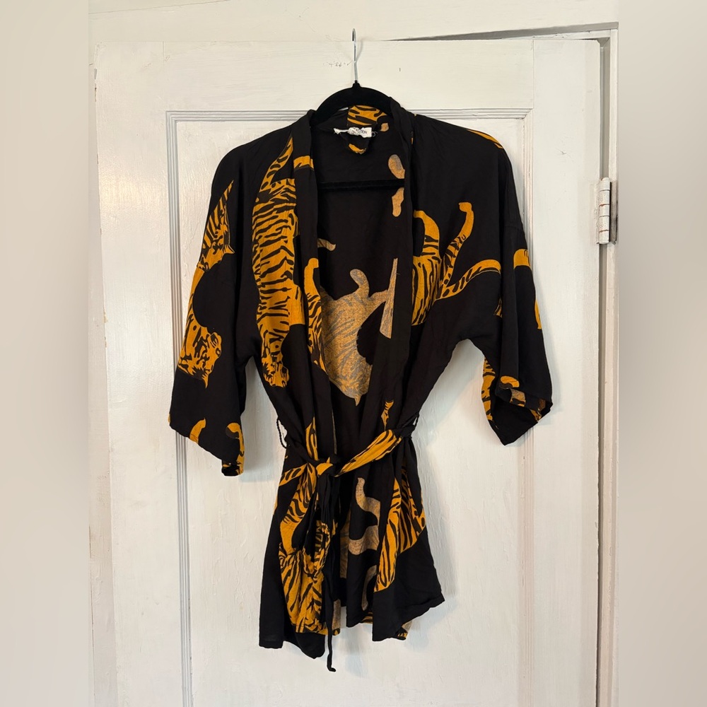 Emerson Fry Fete Layering Top - Tigers Kimono